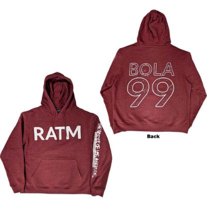 Picture of Rage Against The Machine Unisex Pullover Hoodie: Battle 99. Back Print