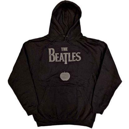 Picture of The Beatles Unisex Pullover Hoodie: Drop T Logo & Apple Puff Print