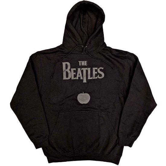 Picture of The Beatles Unisex Pullover Hoodie: Drop T Logo & Apple Puff Print