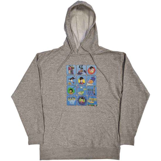 Picture of The Beatles Unisex Pullover Hoodie: Yellow Submarine Sub Montage