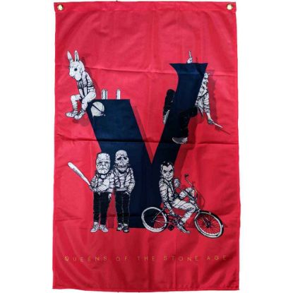 Picture of Queens Of The Stone Age Textile Poster: Villains Ex-Tour