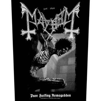 Picture of Mayhem Back Patch: Pure Fucking Armageddon
