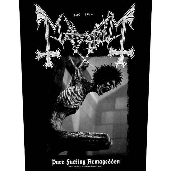 Picture of Mayhem Back Patch: Pure Fucking Armageddon