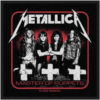 Picture of Metallica Woven Patch: Master Of Puppets Band (Standard)
