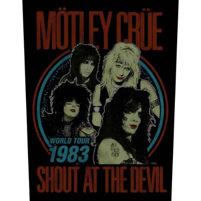 Picture of Motley Crue Back Patch: Shout at the Devil World Tour 83
