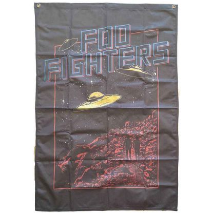 Picture of Foo Fighters Textile Poster: UFOs Ex-Tour
