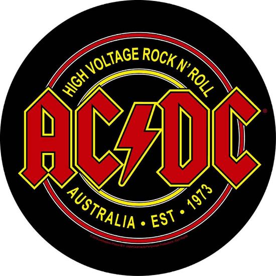 Picture of AC/DC Back Patch: High Voltage Rock N Roll