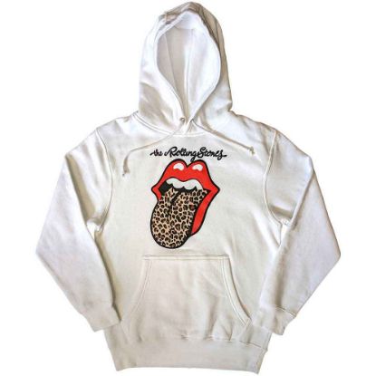 Picture of The Rolling Stones Unisex Pullover Hoodie: Leopard Tongue