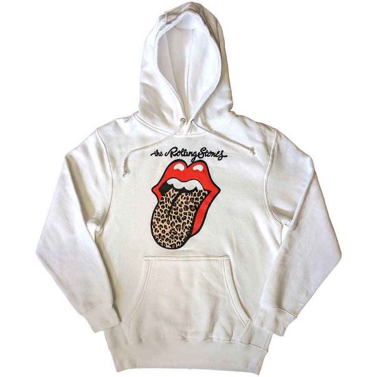 Picture of The Rolling Stones Unisex Pullover Hoodie: Leopard Tongue