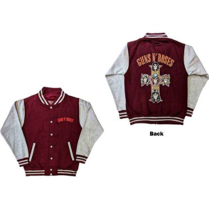 Picture of Guns N' Roses Unisex Varsity Jacket: Appetite For Destruction Back Print