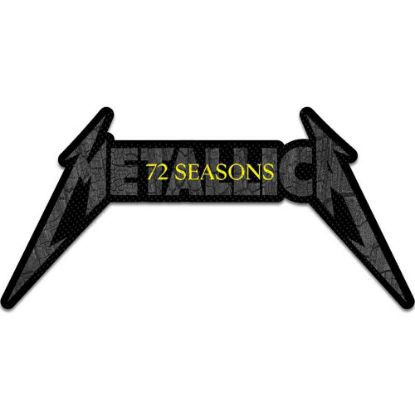 Picture of Metallica Woven Patch: 72 Seasons Charred Logo Cut Out (Standard)