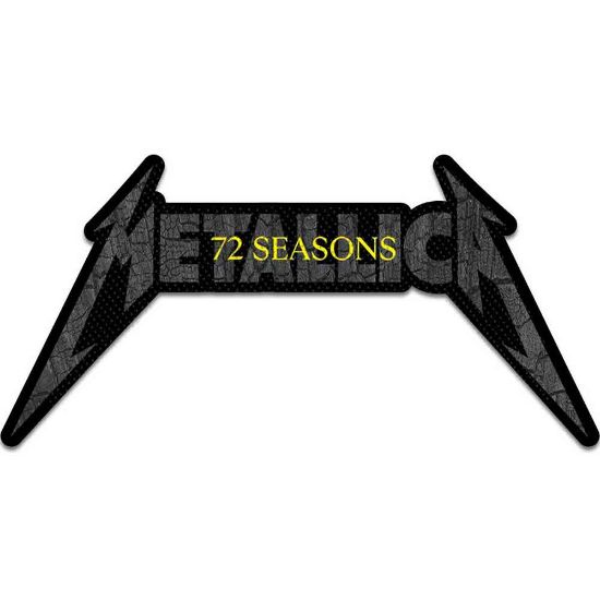 Picture of Metallica Woven Patch: 72 Seasons Charred Logo Cut Out (Standard)
