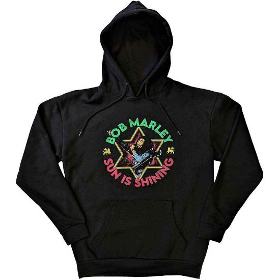 Picture of Bob Marley Unisex Pullover Hoodie: Sun Is Shining
