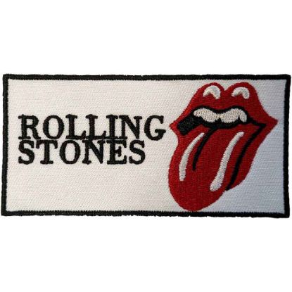 Picture of The Rolling Stones Woven Patch: Text Logo (Standard) 