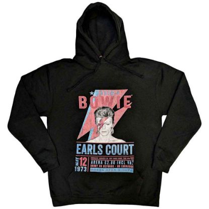 Picture of David Bowie Unisex Pullover Hoodie: Earls Court '73