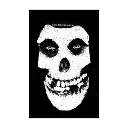 Picture of Misfits Woven Patch: White Skull (Standard)