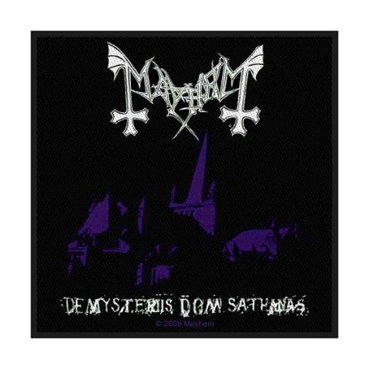 Picture of Mayhem Woven Patch: De Mysteriis Dom Sathanas (Standard)