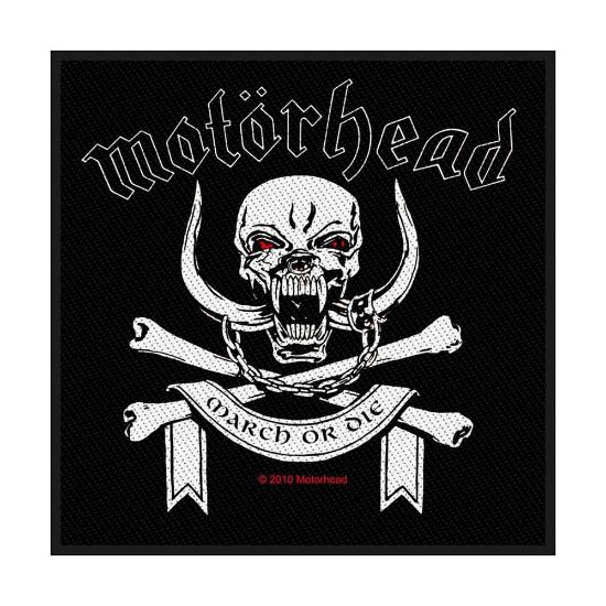 Picture of Motorhead Woven Patch: March Or Die (Standard)