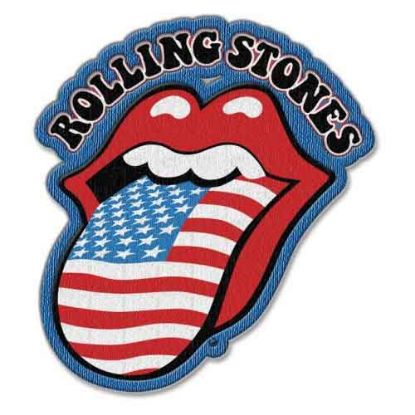 Picture of The Rolling Stones Woven Patch: US Tongue (Standard) 