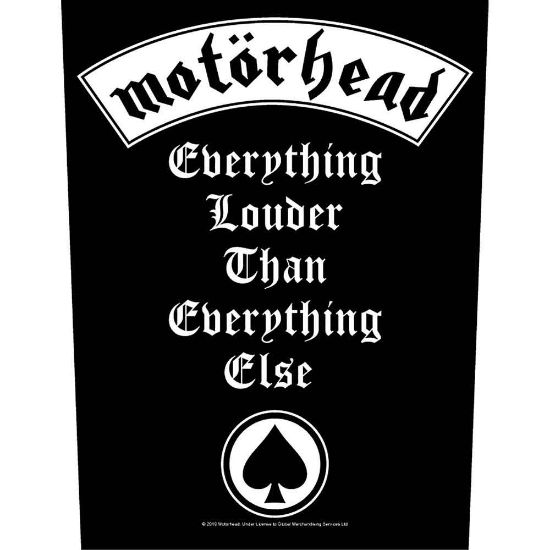 Picture of Motorhead Back Patch: Everything Louder