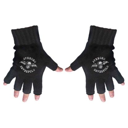 Picture of Avenged Sevenfold Unisex Fingerless Gloves: Death Bat