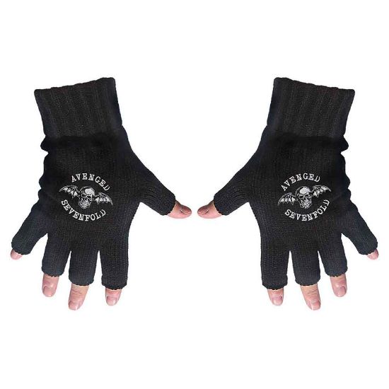 Picture of Avenged Sevenfold Unisex Fingerless Gloves: Death Bat
