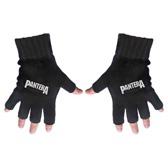 Picture of Pantera Unisex Fingerless Gloves: Logo
