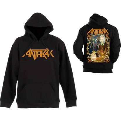 Picture of Anthrax Unisex Pullover Hoodie: Evil Twin Back Print (Small)