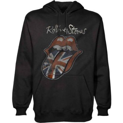Picture of The Rolling Stones Unisex Pullover Hoodie: Union Jack Tongue