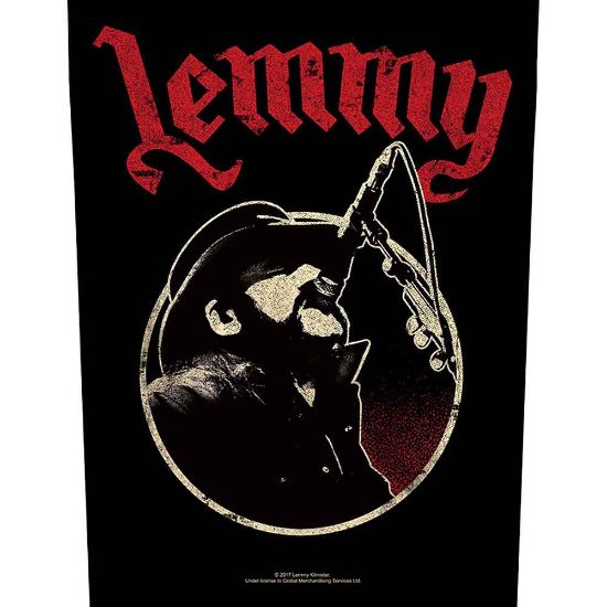 Picture of Lemmy Back Patch: Microphone