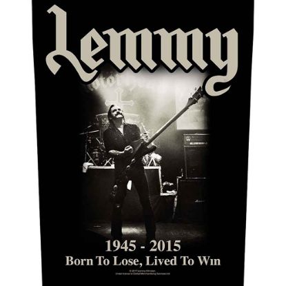 Picture of Lemmy Back Patch: Lived to Win