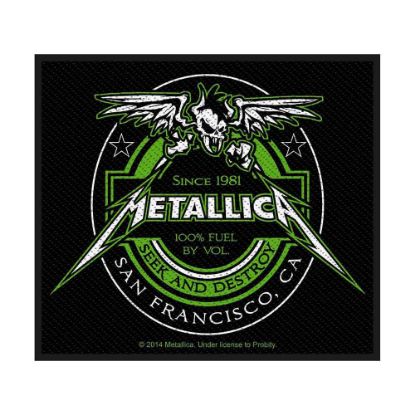 Picture of Metallica Woven Patch: Beer Label (Standard)
