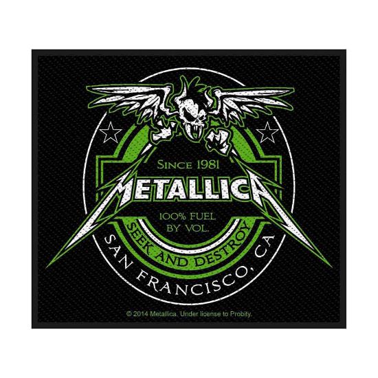 Picture of Metallica Woven Patch: Beer Label (Standard)