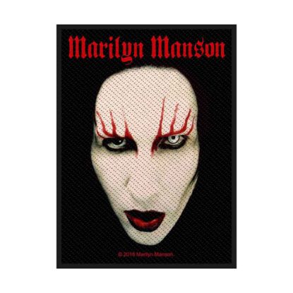 Picture of Marilyn Manson Woven Patch: Face (Standard)