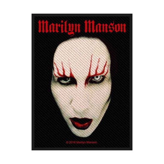 Picture of Marilyn Manson Woven Patch: Face (Standard)