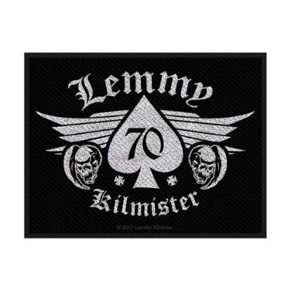Picture of Lemmy Woven Patch: 70 Kilmister (Standard)