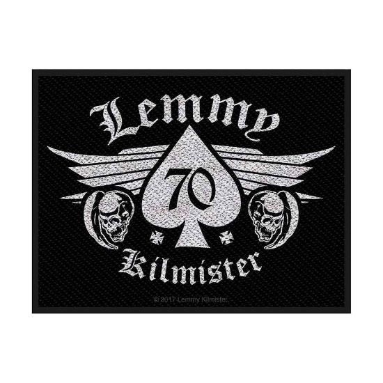 Picture of Lemmy Woven Patch: 70 Kilmister (Standard)