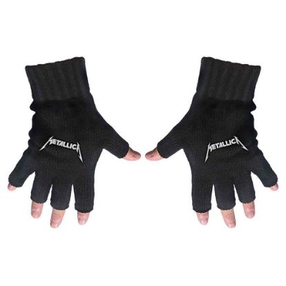Picture of Metallica Unisex Fingerless Gloves: Logo