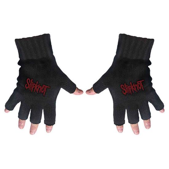 Picture of Slipknot Unisex Fingerless Gloves: Logo