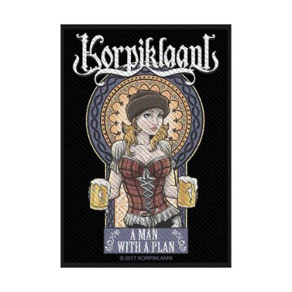 Picture of Korpiklaani Woven Patch: A Man with a Plan (Standard)
