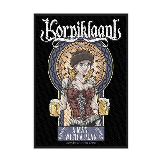 Picture of Korpiklaani Woven Patch: A Man with a Plan (Standard)