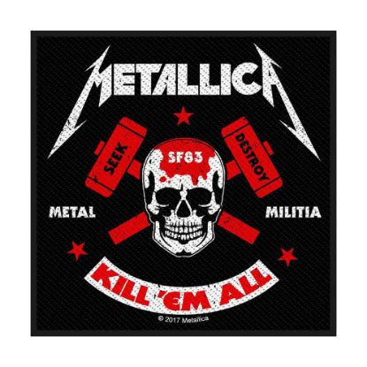 Picture of Metallica Woven Patch: Metal Militia (Standard)