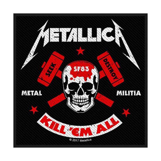 Picture of Metallica Woven Patch: Metal Militia (Standard)