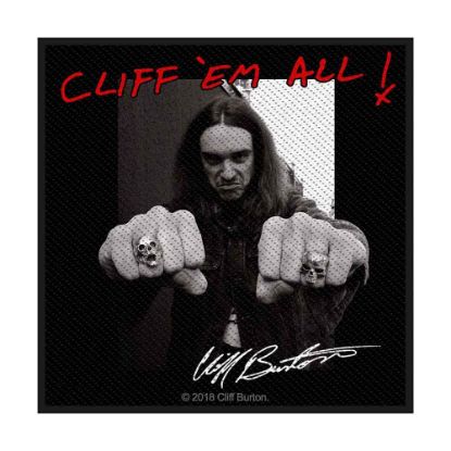 Picture of Metallica Woven Patch: Cliff 'Em All (Standard)
