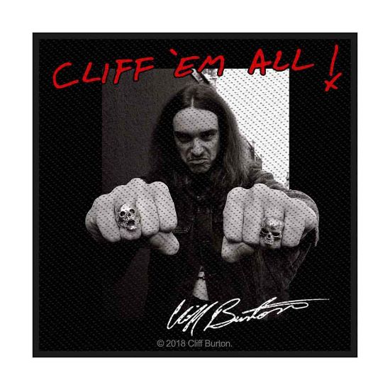Picture of Metallica Woven Patch: Cliff 'Em All (Standard)