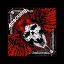 Picture of Airbourne Unisex Bandana: Red Skull