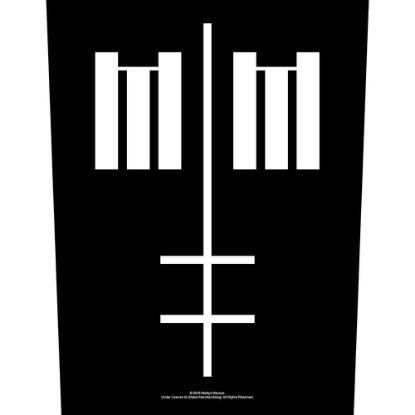 Picture of Marilyn Manson Back Patch: Cross Logo