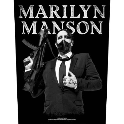 Picture of Marilyn Manson Back Patch: Machine Gun