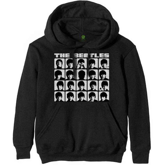 Picture of The Beatles Unisex Pullover Hoodie: Hard Days Night Faces Mono