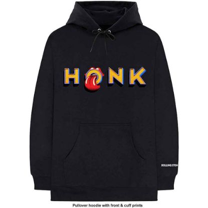 Picture of The Rolling Stones Unisex Pullover Hoodie: Honk Letters Sleeve Print